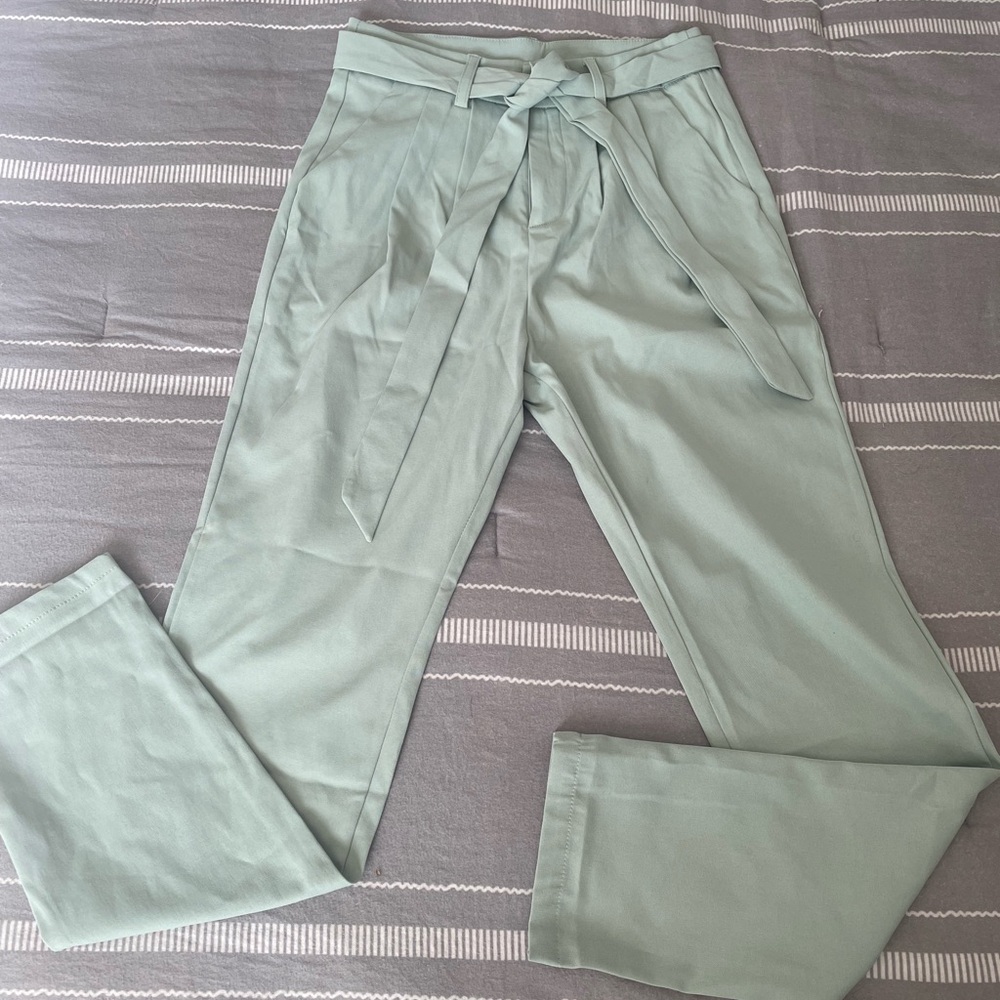 Zaful Mint Green Trouser